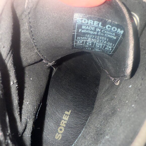 Sorel Women's PDX Grey Brown Hidden Wedge Bootie Size US 8.5 - Picture 14 of 14